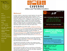 Tablet Screenshot of cayennewellness.org